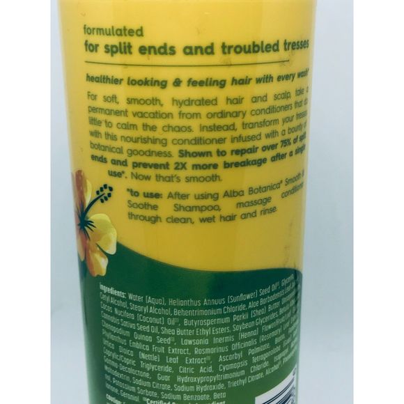 ALBA BOTANICA Smooth Soothe SHAMPOO & CONDITIONER - Picture 5 of 5